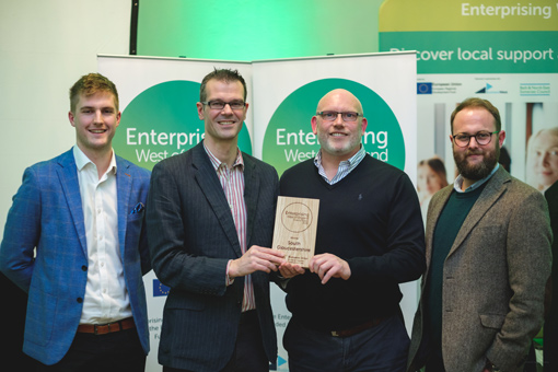 Image of Enterprising West awards presentation